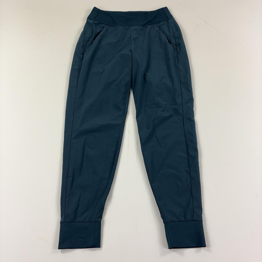 Athleta Soho Jogger Pants Womens 4 Abyss Blue Featherweight Stretch Travel
